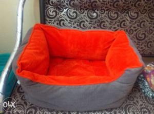 Red And Black Pet Bed
