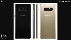 Samsung Galaxy Note 8. Black or Gold. Brand new,