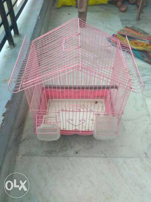Small bird cage.