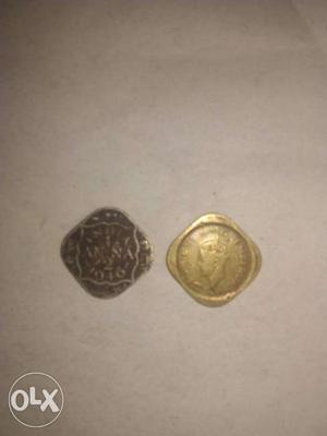 1 India Anna Coins