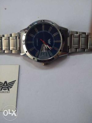 Ambrexo wrist watch showing date,time,week having