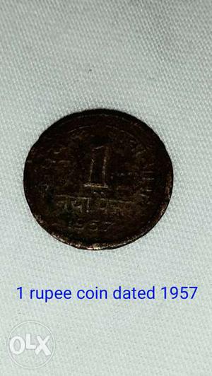 Antique 1paise coin dated 