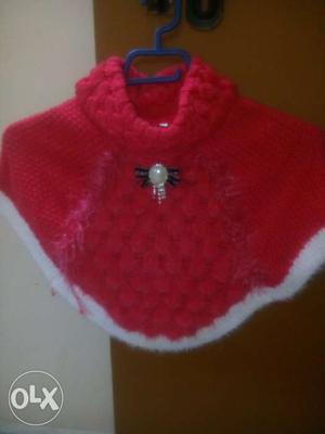 Baby woolen frock and top brand new not even used once