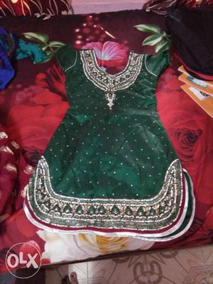 Beautiful ready-made salwar suit with double