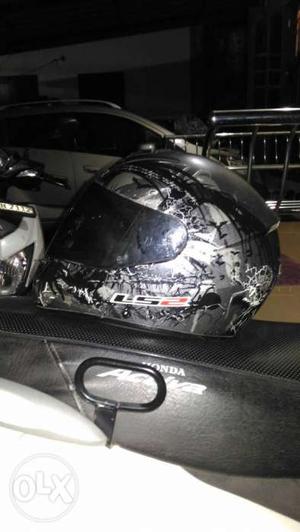 Black And Gray L52 Full-faced Helmet