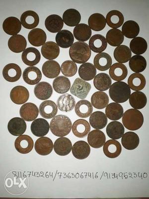 Bronze coins very rear