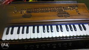 Brown And Black Piano Accordion