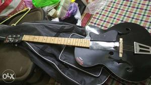 Cutaway Black Electric Guitar