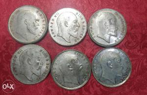 Edward VII King Emperor silver british india coin