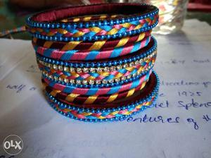 Fashionable silk thread jewelry