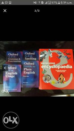 Five Oxford And Knowledge Books