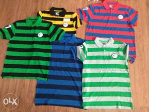 Five Stripe Polo Shirts