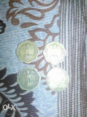 Four Silver Round Coin