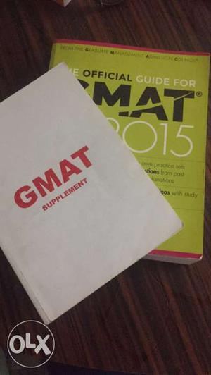 GMAT  Official Guide along with gmat 