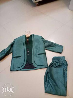 Gray Formal Suit Jacket And Pants Set