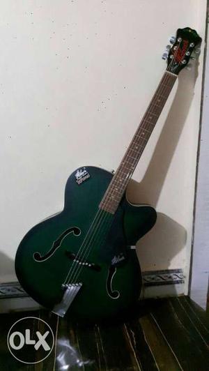 Green And Brown Guitar