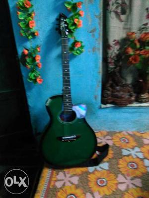 Greenburst Cutaway Acoustic Guitar
