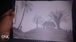House And Trees sketch