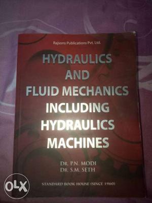 Hydraulic and fluid mechanics mechanical book