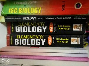 ISC Elementary Biology Books