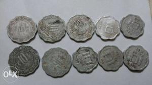 Indian coins 10 paisa ( to  nos.