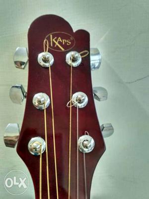 Kaps acoustic Wooden Guitar with cover nd good