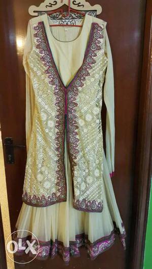 Kundan stoned designer dress from Deepam bought