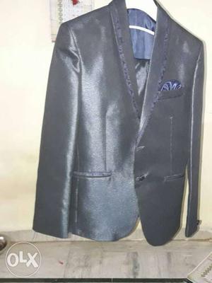 Men's Silver-grey Formal Suit Jacket