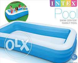 New Blue And White Intex Pool Swim Center Family Pool 10ft