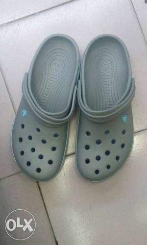 Pair Of new Gray Rubber Clogs