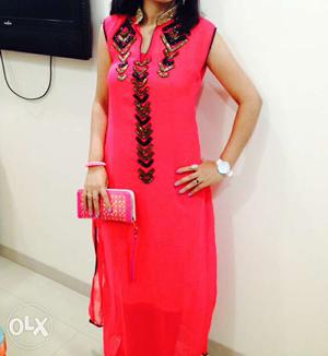 Pink kurti size xl free delivery within mira-bhy