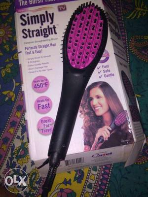 Simply straight hair fast and easy 1.simply brush