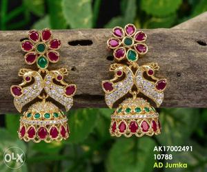 Two Gold Jhumkas