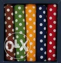 Vibrant coloured handkerchief set || All shapes