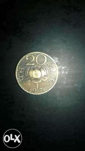  year old india 20 paisa coin for sale