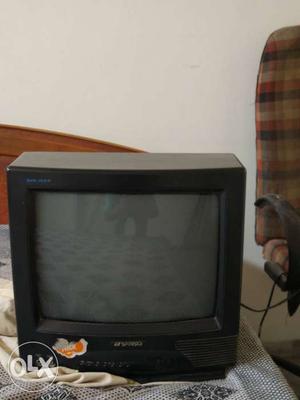 14 inch TV with remote. Sansui make. Very good