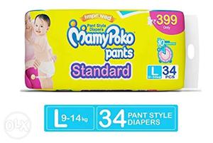 34 PC MamyPoko Pants Standard Diaper Pack