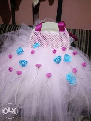 Baby pink baby tutu dress