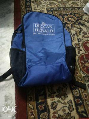 Bag by Deccan herald newspaper unused 3 pocket 2