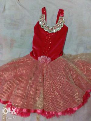 Beautiful party wear frock for 6 years old girl