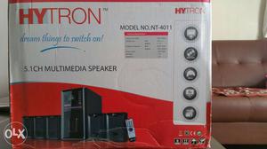 Black Hytron 5.1 CH Multimedia Speaker Box