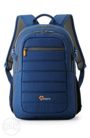 Blue And Black Lowepro DSLR Camera Bag