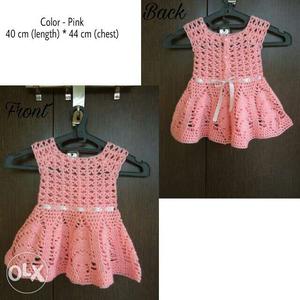 Crochet frock for baby girl