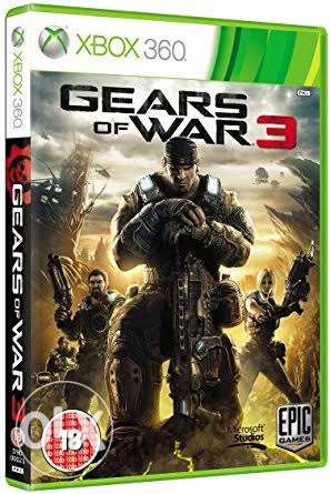 Gears Of War 3 Xbox 360 Game Case