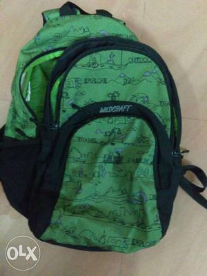 Green And Black Midcraft Backpack