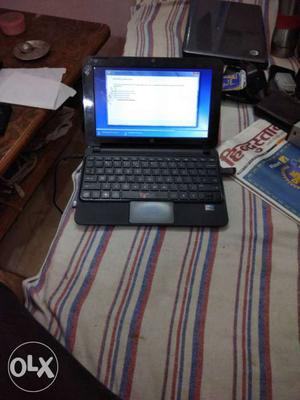 Hp mini laptop with hp wireless keyboard and