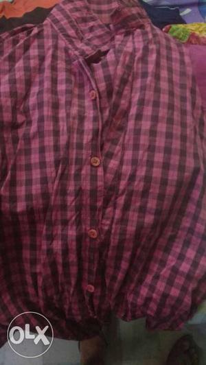 Just new bought L SIZE casual shirt excellent