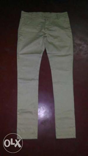 Khaki colour Denim Pants (new) 34 size...