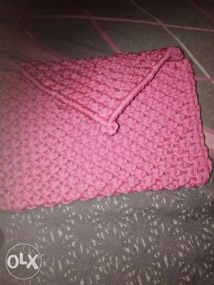 Knitted Pink Wallet