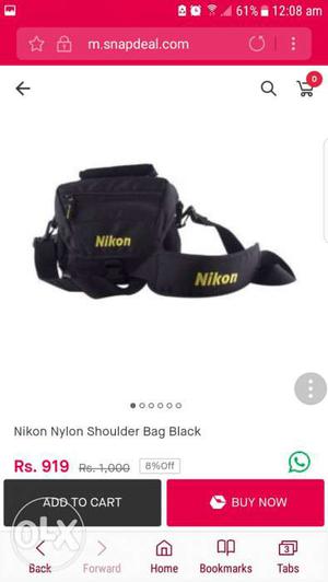 Nikon original DSLR camera shoulder bag